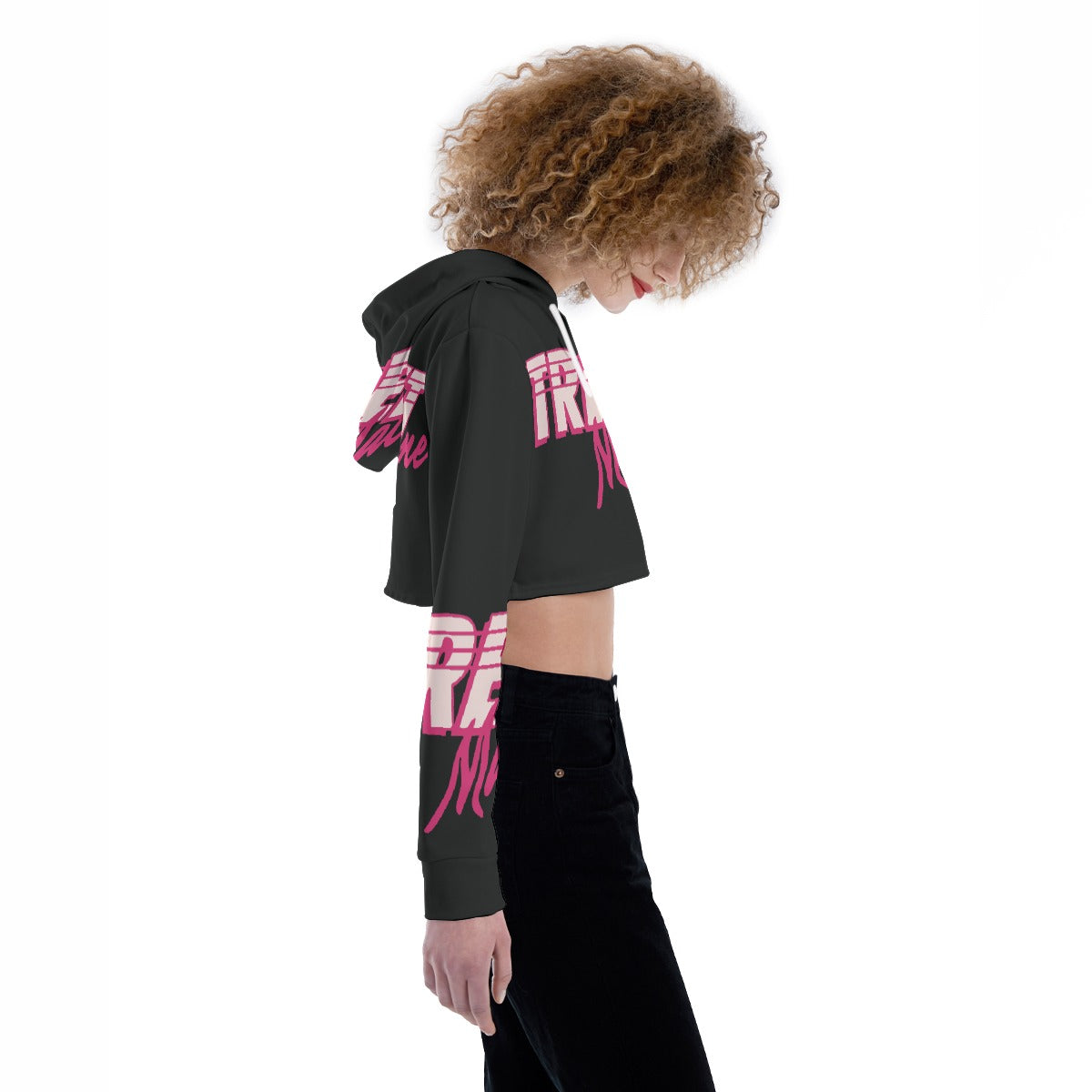 All-Over Print Women's Crop Top Hoodie