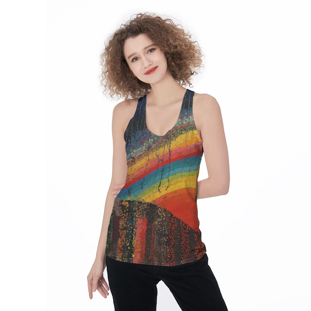 All-Over Print Women's Racerback Tank Top