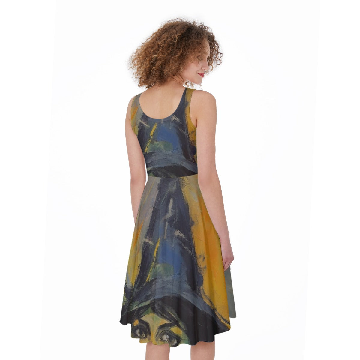 All-Over Print Women's Sleeveless Dress