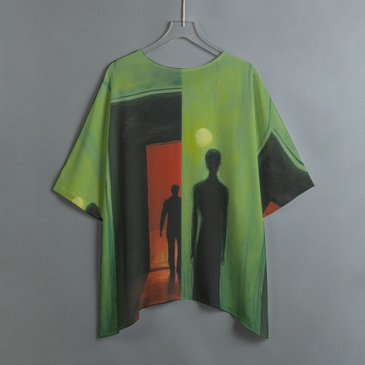 All-Over Print Women's Bat Sleeve Shirt