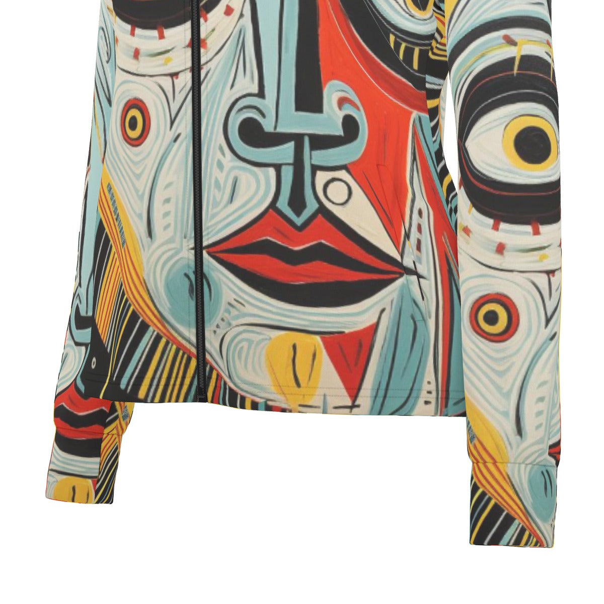 All-Over Print Women's Long Sleeve Thumbhole Jacket