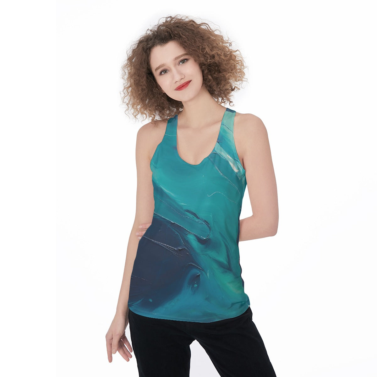 All-Over Print Women's Racerback Tank Top