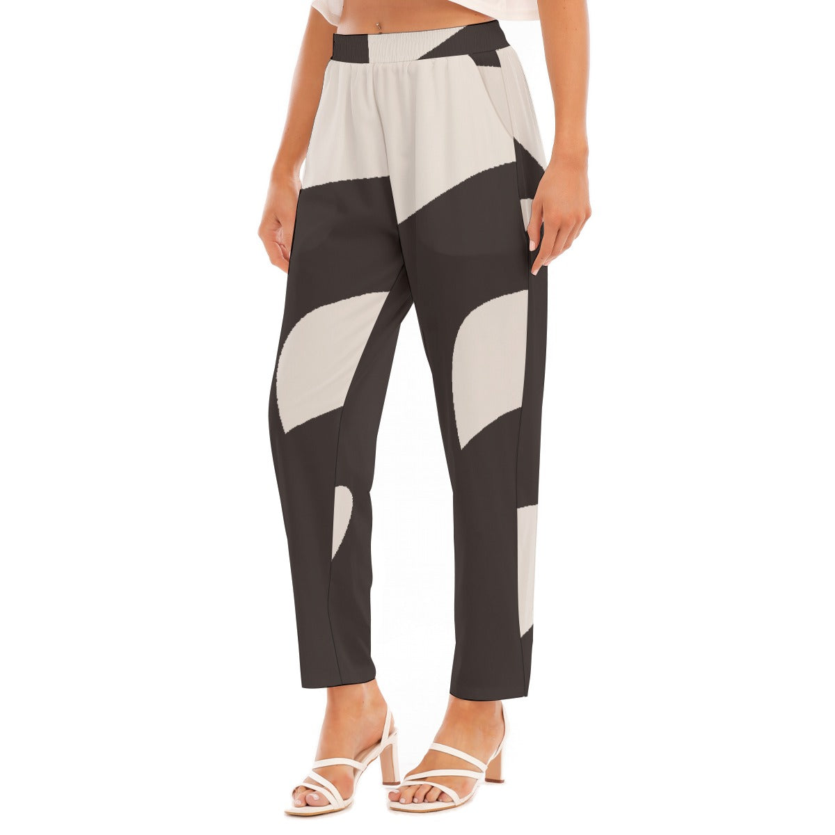 All-Over Print Women's Loose Straight-leg Pants
