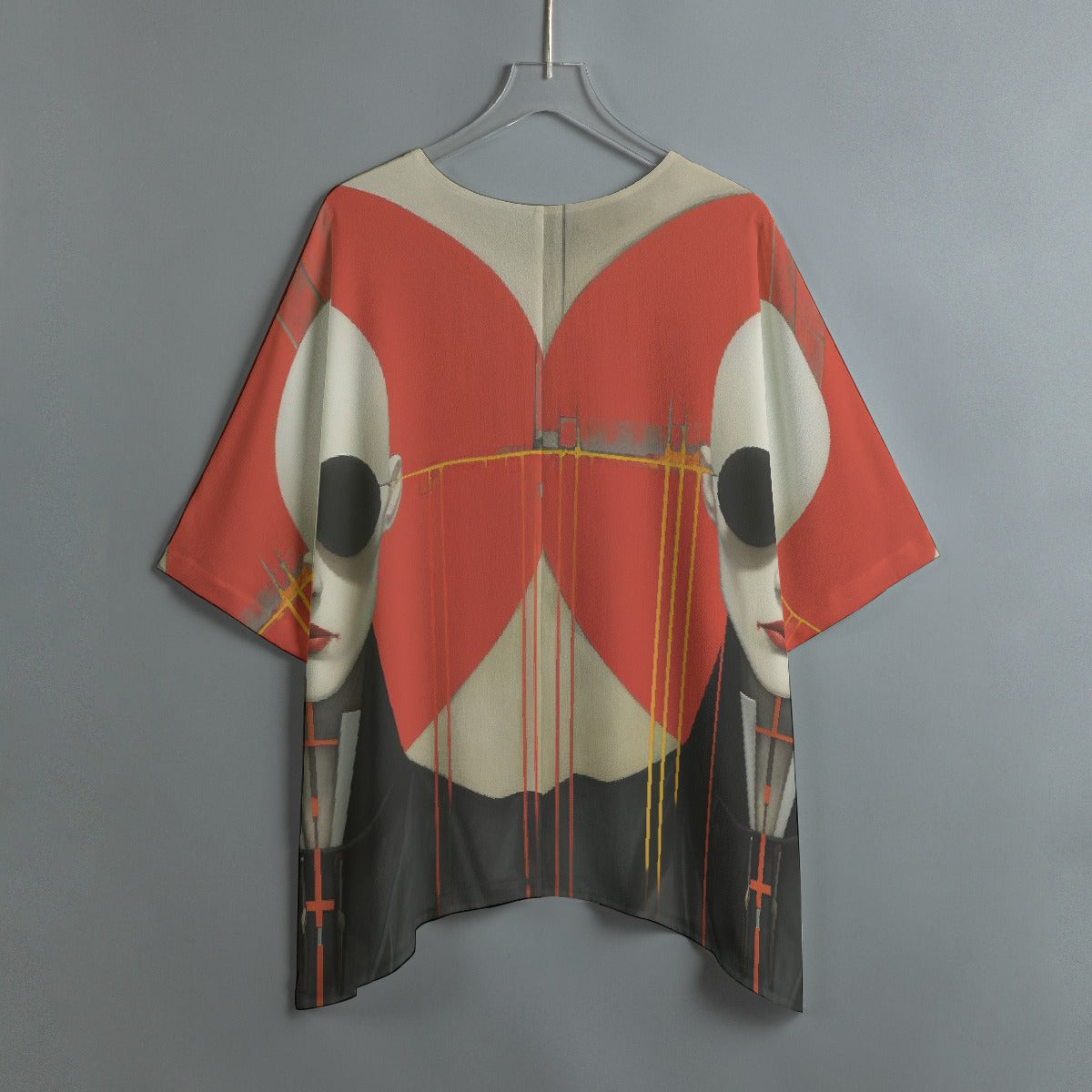 All-Over Print Women's Bat Sleeve Shirt