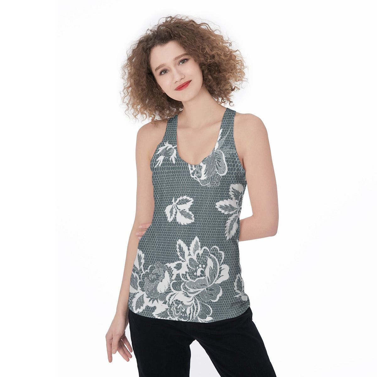 All-Over Print Women's Racerback Tank Top