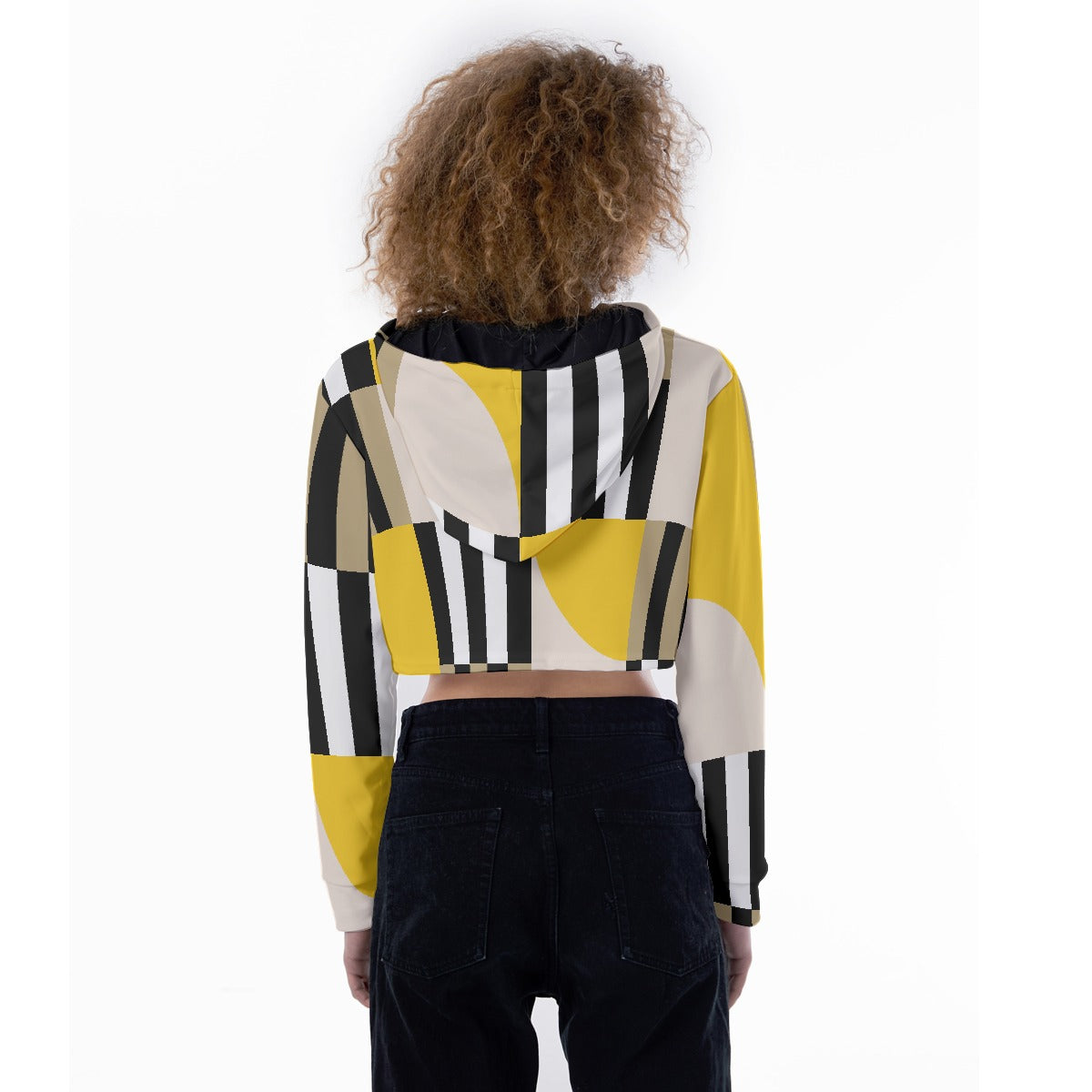 All-Over Print Women's Crop Top Hoodie