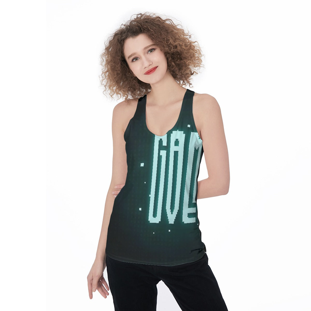 All-Over Print Women's Racerback Tank Top