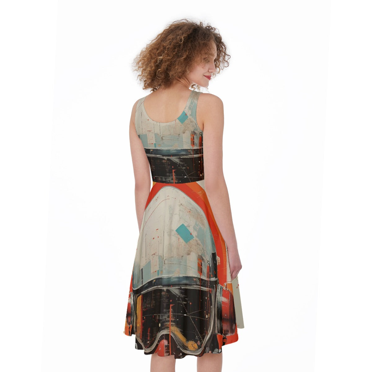 All-Over Print Women's Sleeveless Dress
