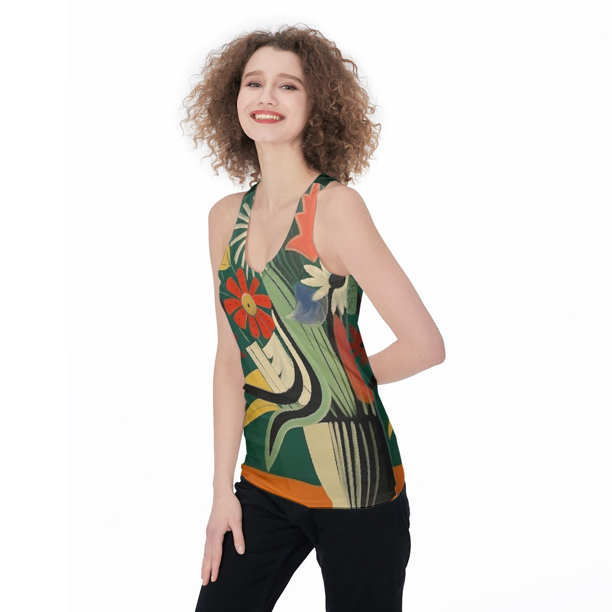 All-Over Print Women's Racerback Tank Top
