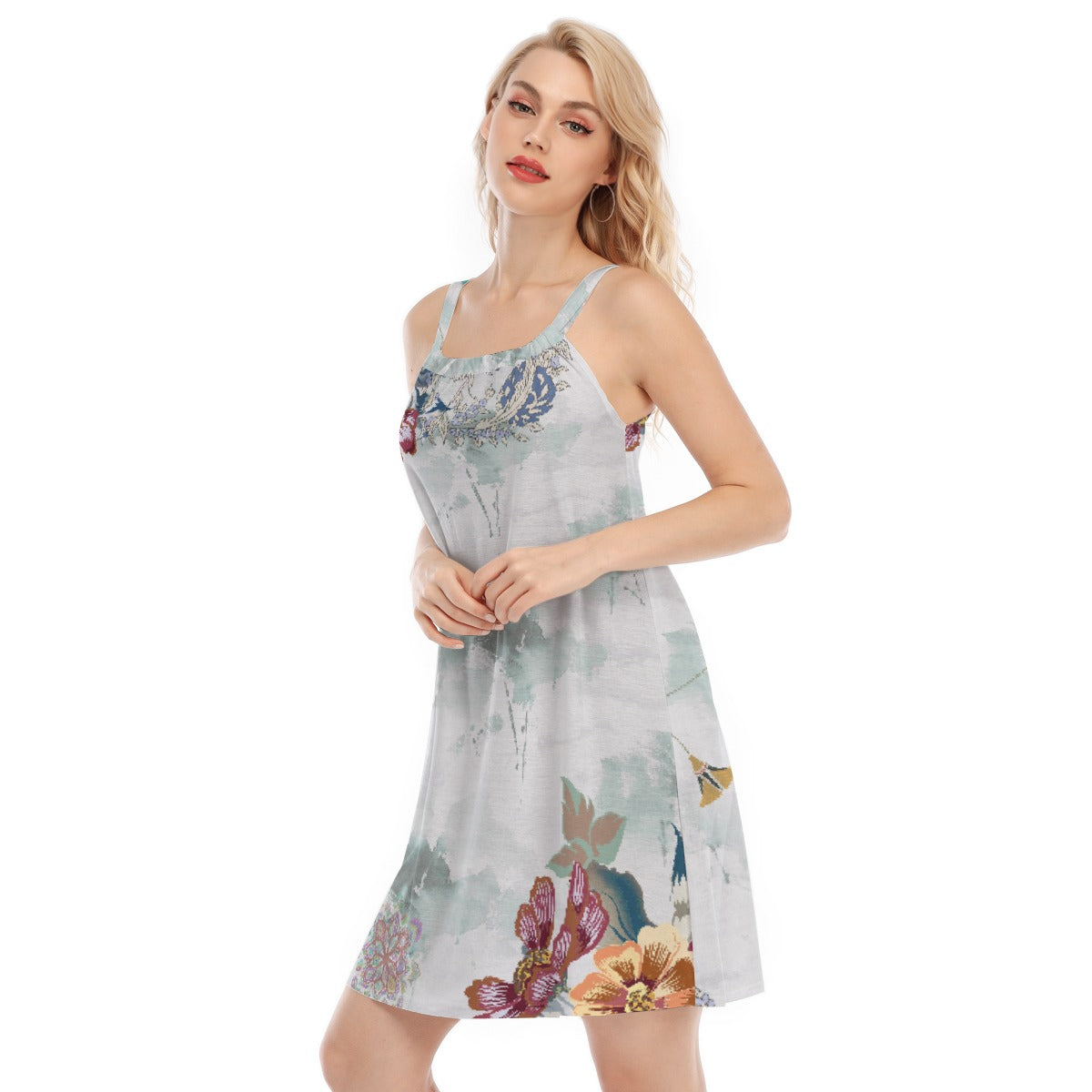 All-Over Print Women's Sleeveless Cami Dress