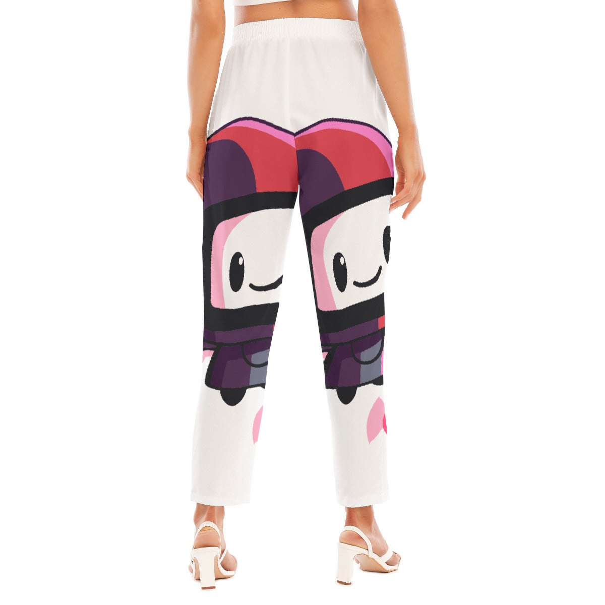 All-Over Print Women's Loose Straight-leg Pants