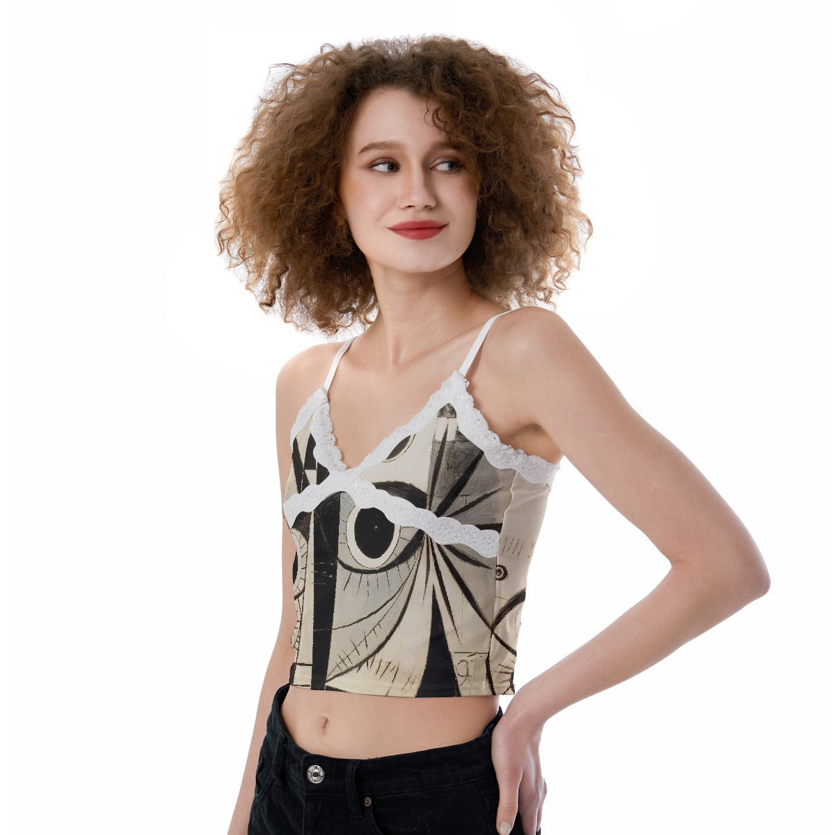 All-Over Print Women's Lace Camisole