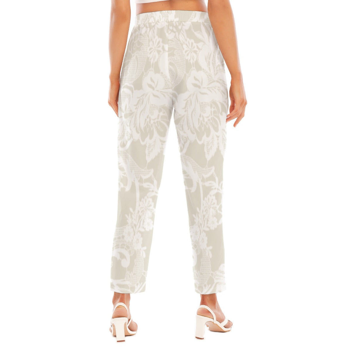 All-Over Print Women's Loose Straight-leg Pants