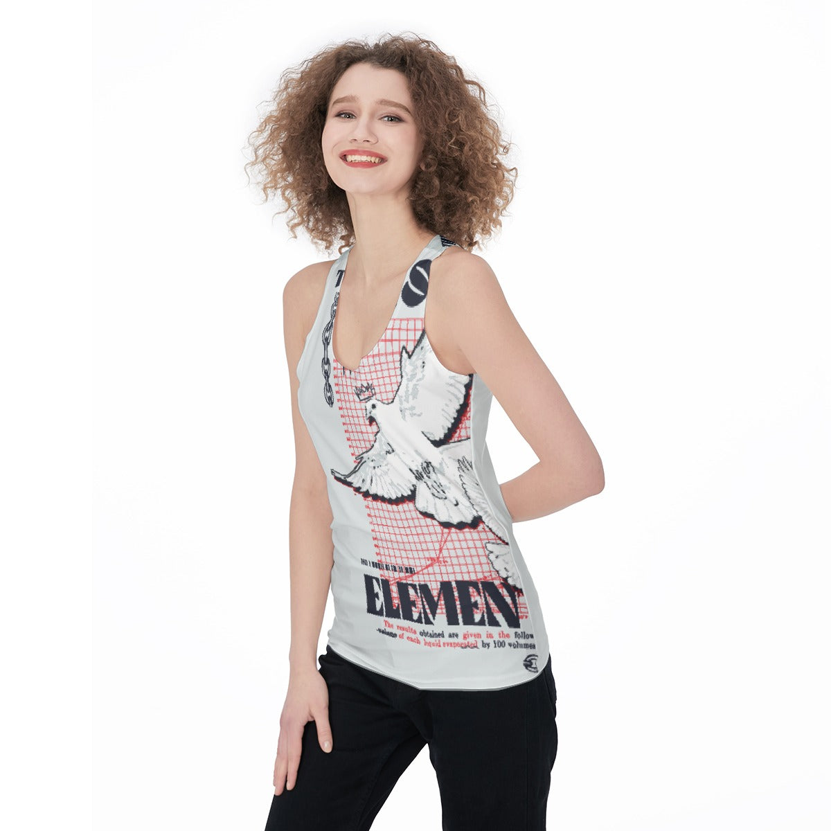 All-Over Print Women's Racerback Tank Top