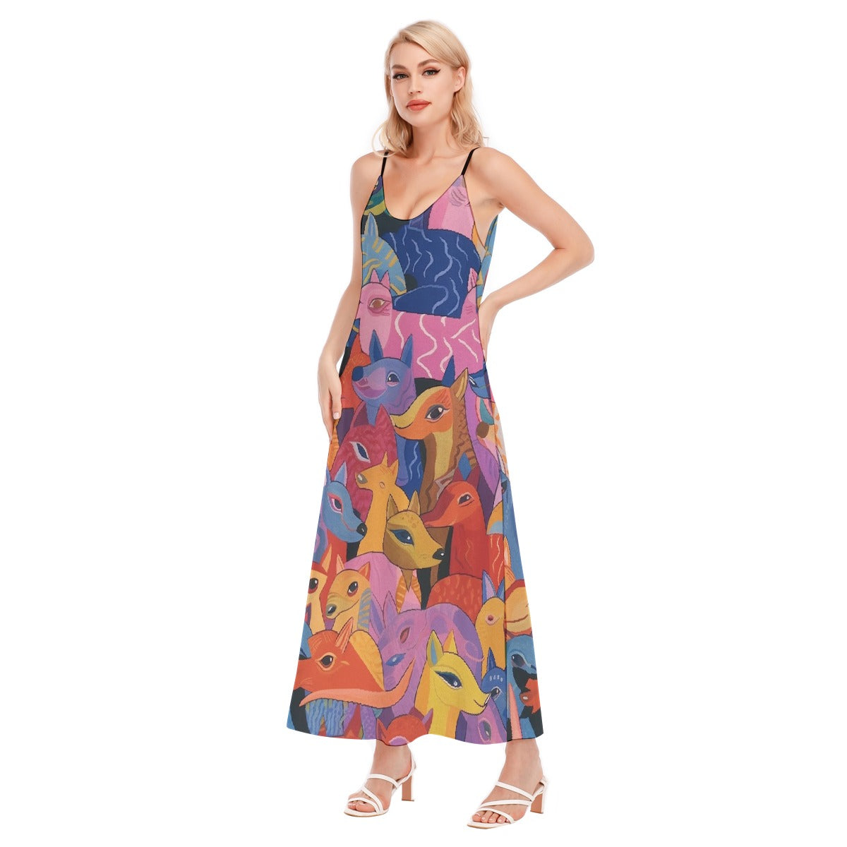 All-Over Print Women's Sling Dress