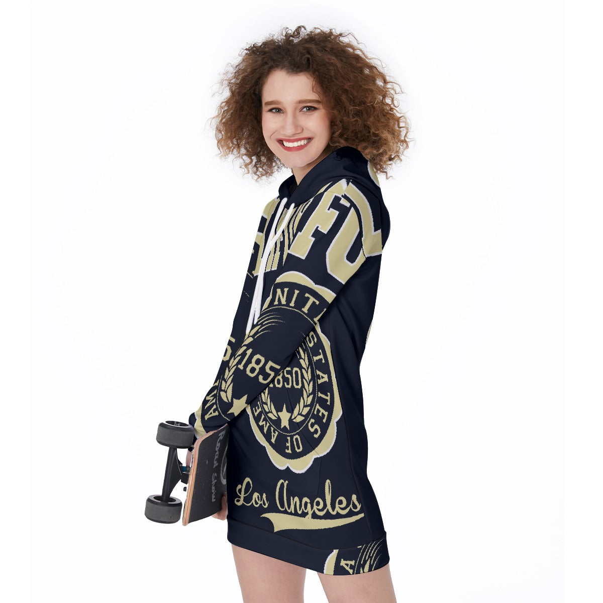 All-Over Print Women's Long Hoodie