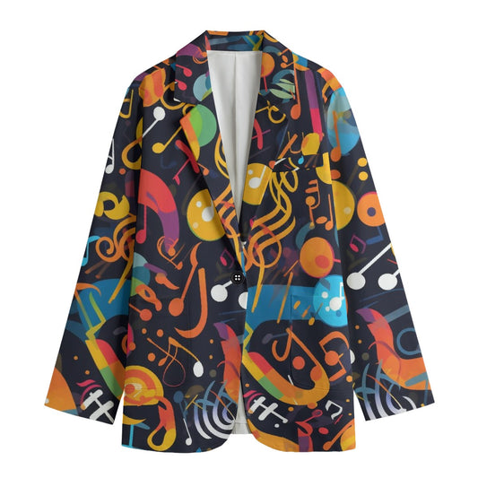 All-Over Print Women's Leisure Blazer