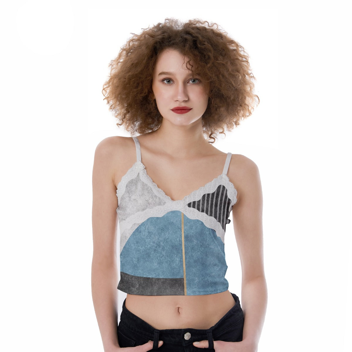 All-Over Print Women's Lace Camisole