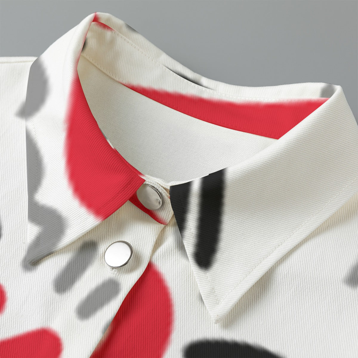 All-Over Print Women's Cropped Jacket | 245GSM Cotton