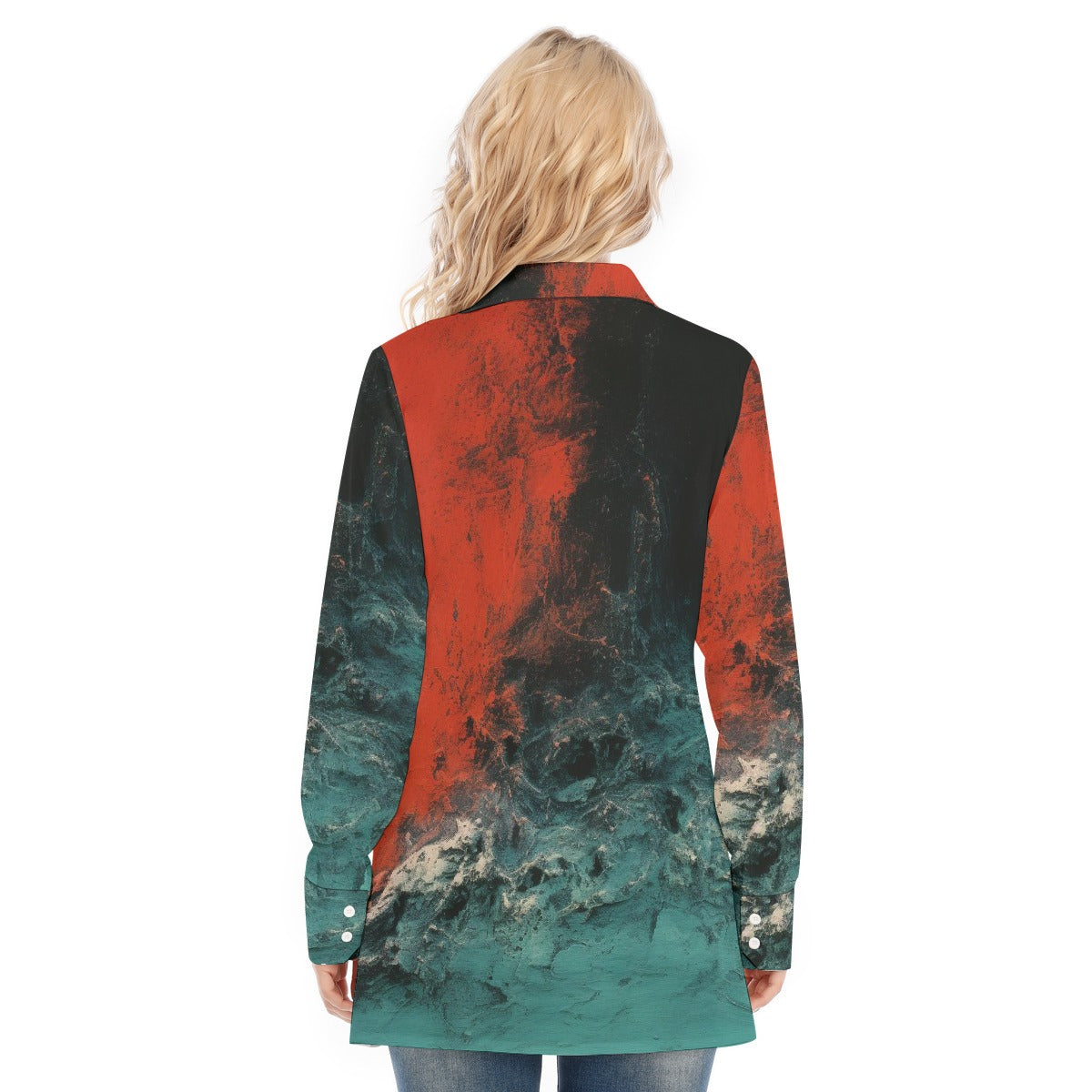 All-Over Print Women's Long Shirt