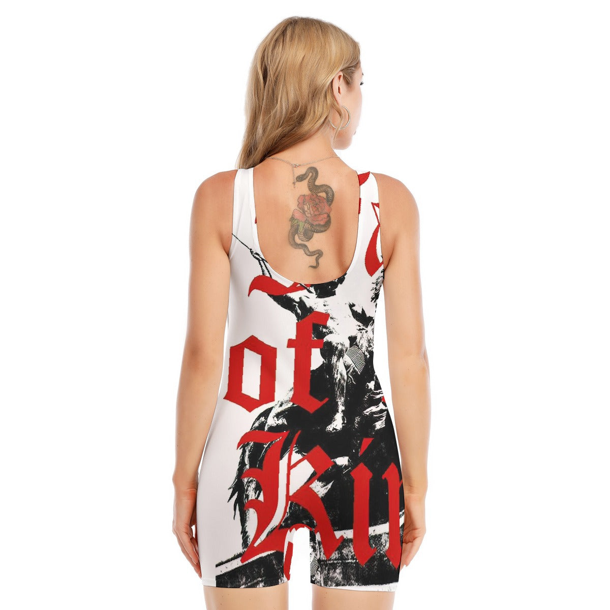 All-Over Print Women's Sleeveless One-piece Swimsuit