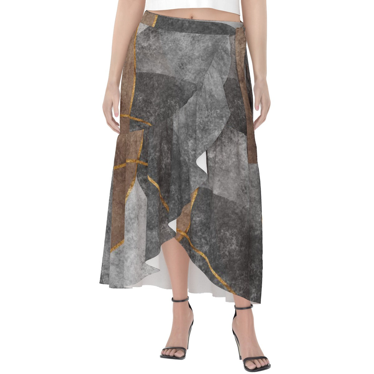 All-Over Print Women's Wrap Skirt