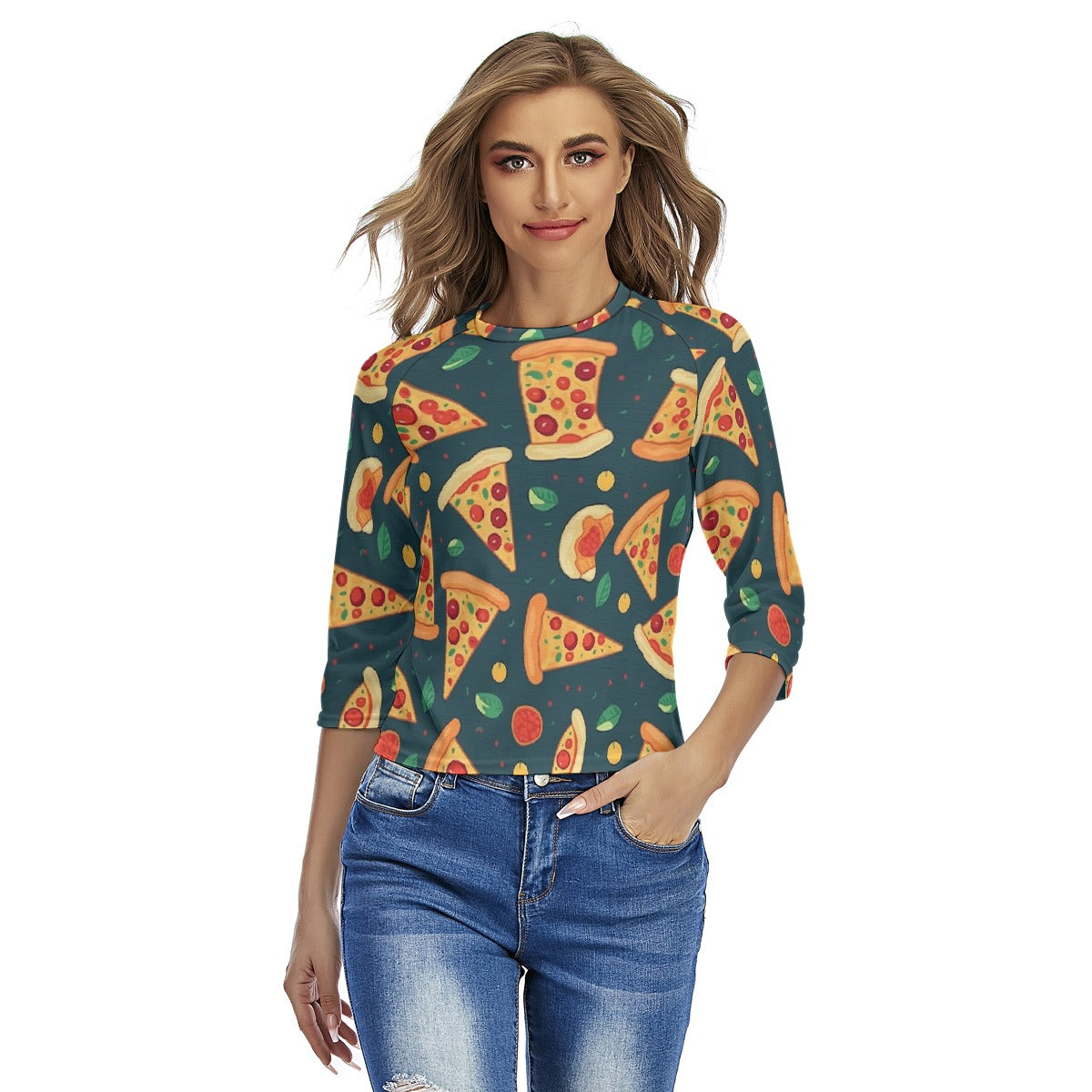 All-Over Print Women's Raglan Sleeves T-shirts