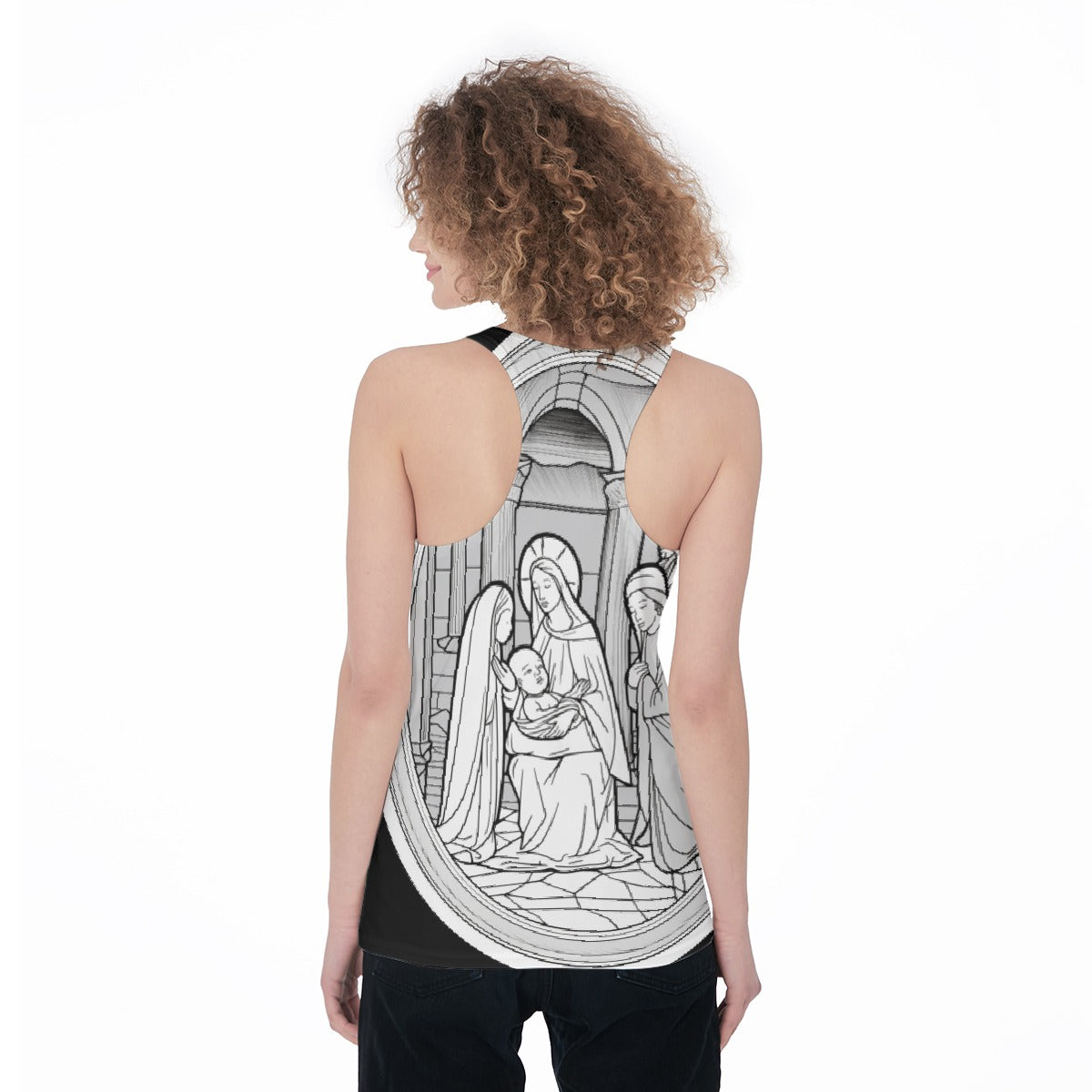 All-Over Print Women's Racerback Tank Top