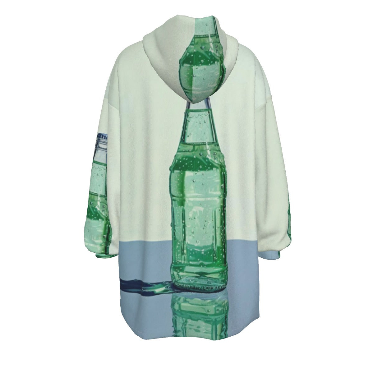 All-Over Print Women's Sherpa Fleece Hoodie Blanket