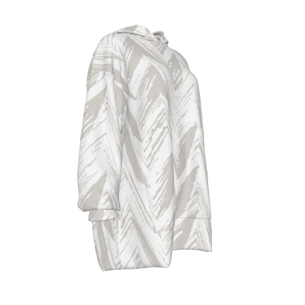 All-Over Print Women's Sherpa Fleece Hoodie Blanket