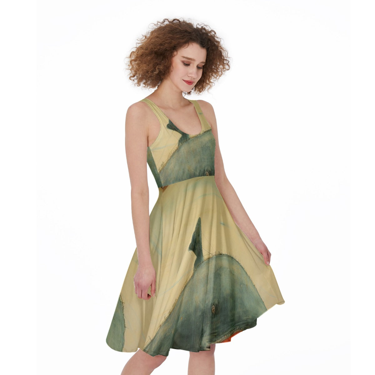 All-Over Print Women's Sleeveless Dress