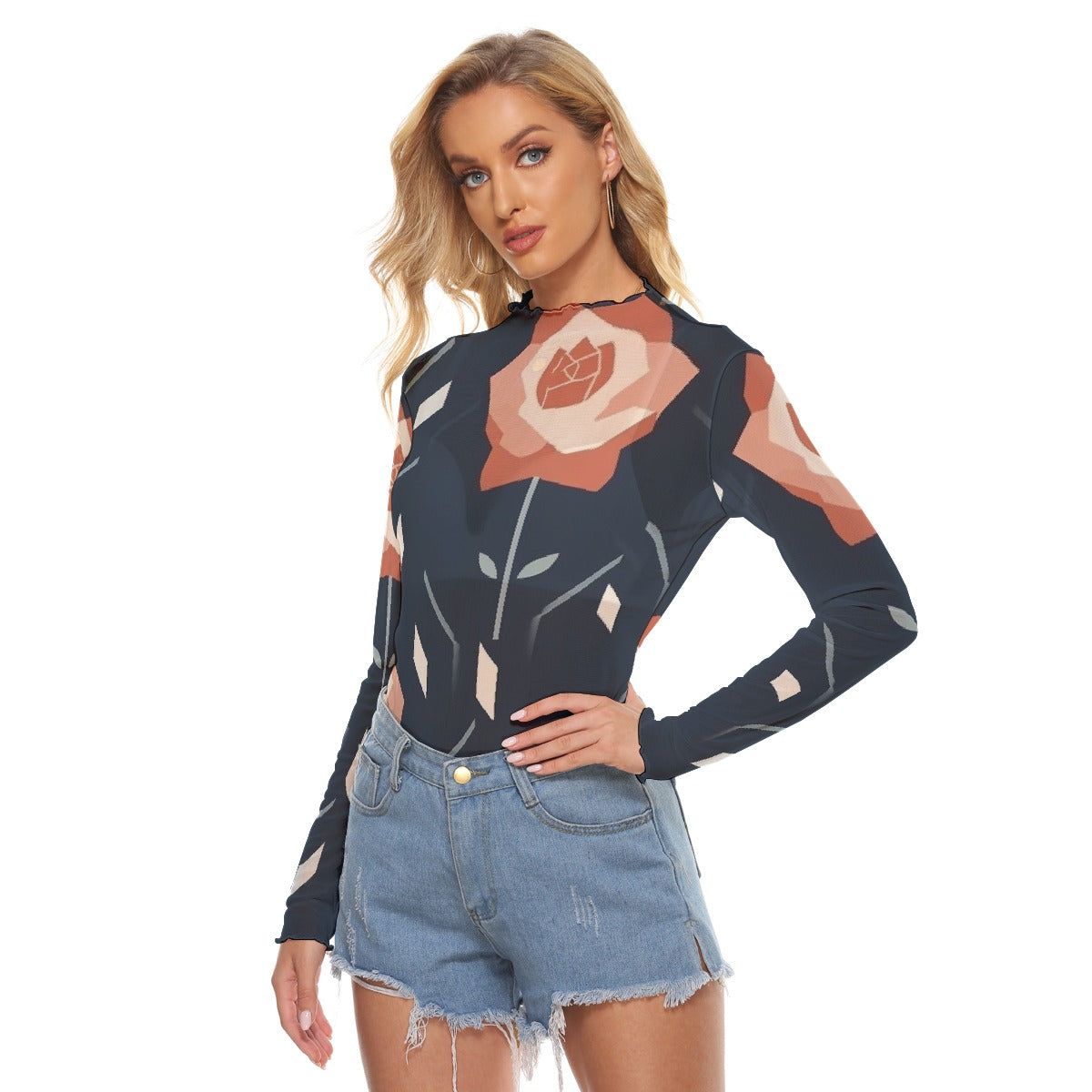 All-Over Print Women's Mesh T-shirt