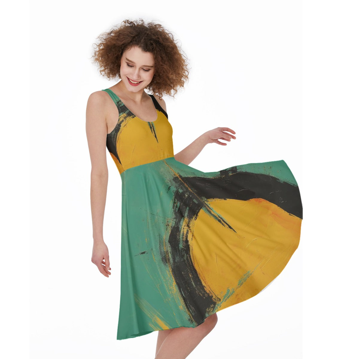 All-Over Print Women's Sleeveless Dress