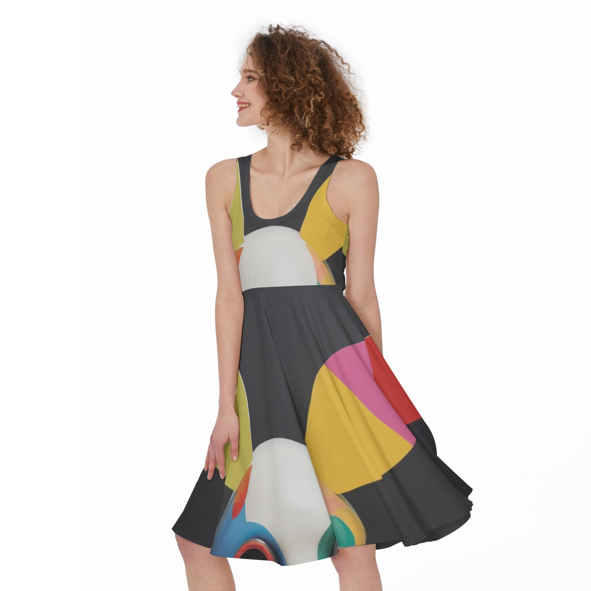 All-Over Print Women's Sleeveless Dress