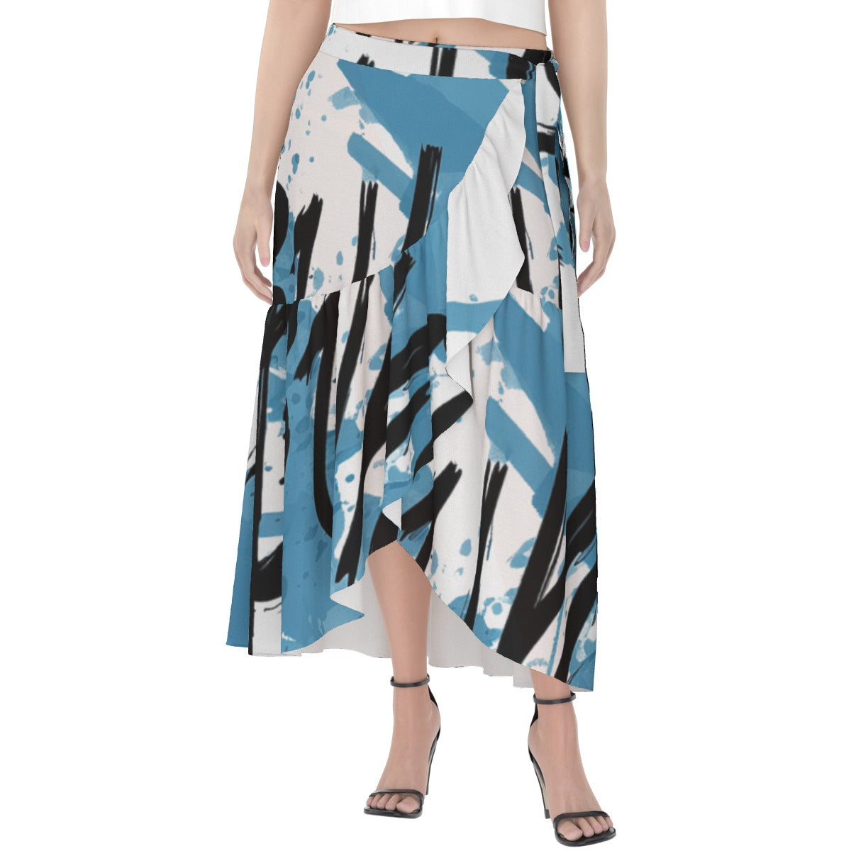 All-Over Print Women's Wrap Skirt