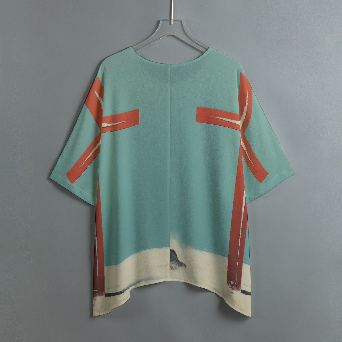 All-Over Print Women's Bat Sleeve Shirt