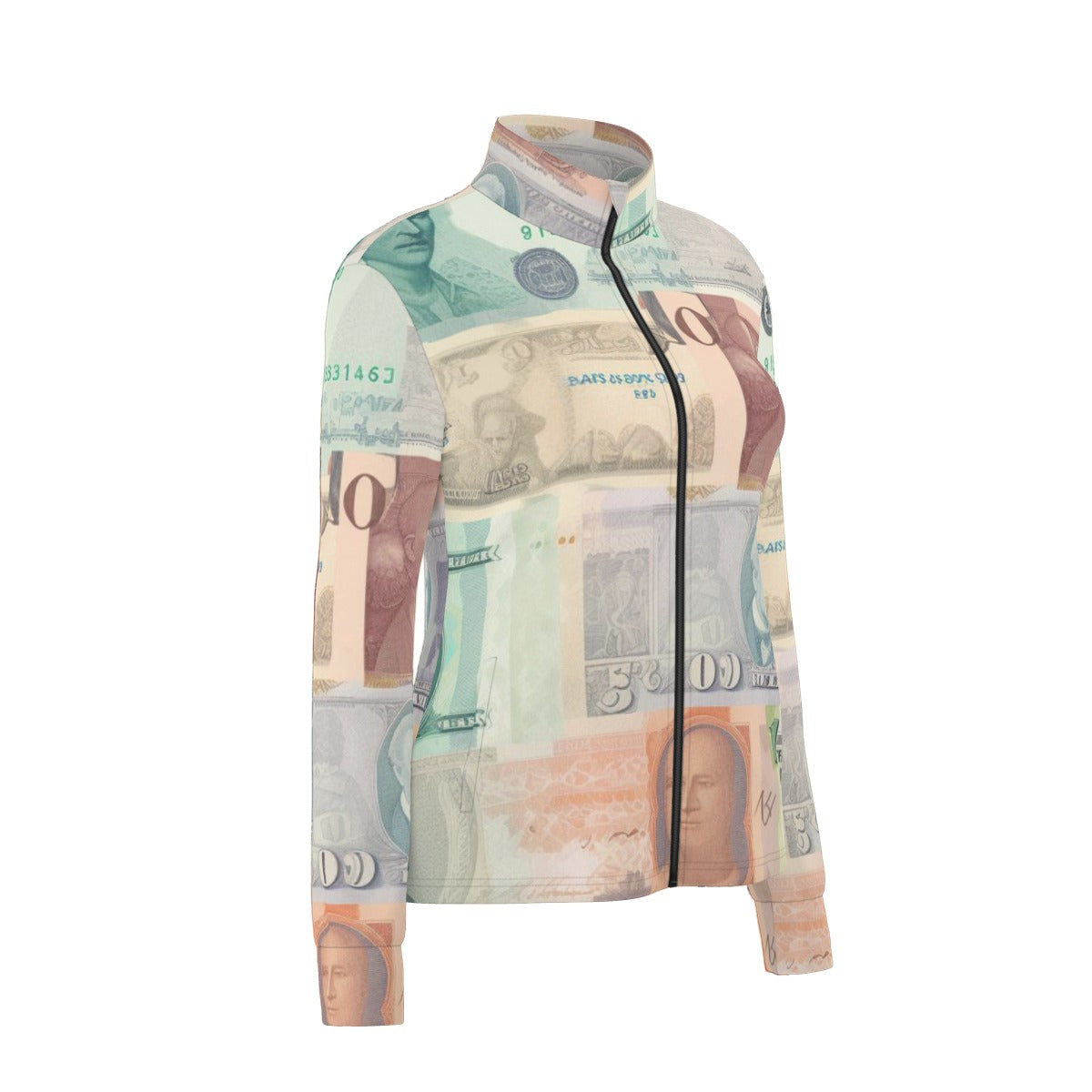 All-Over Print Women's Long Sleeve Thumbhole Jacket