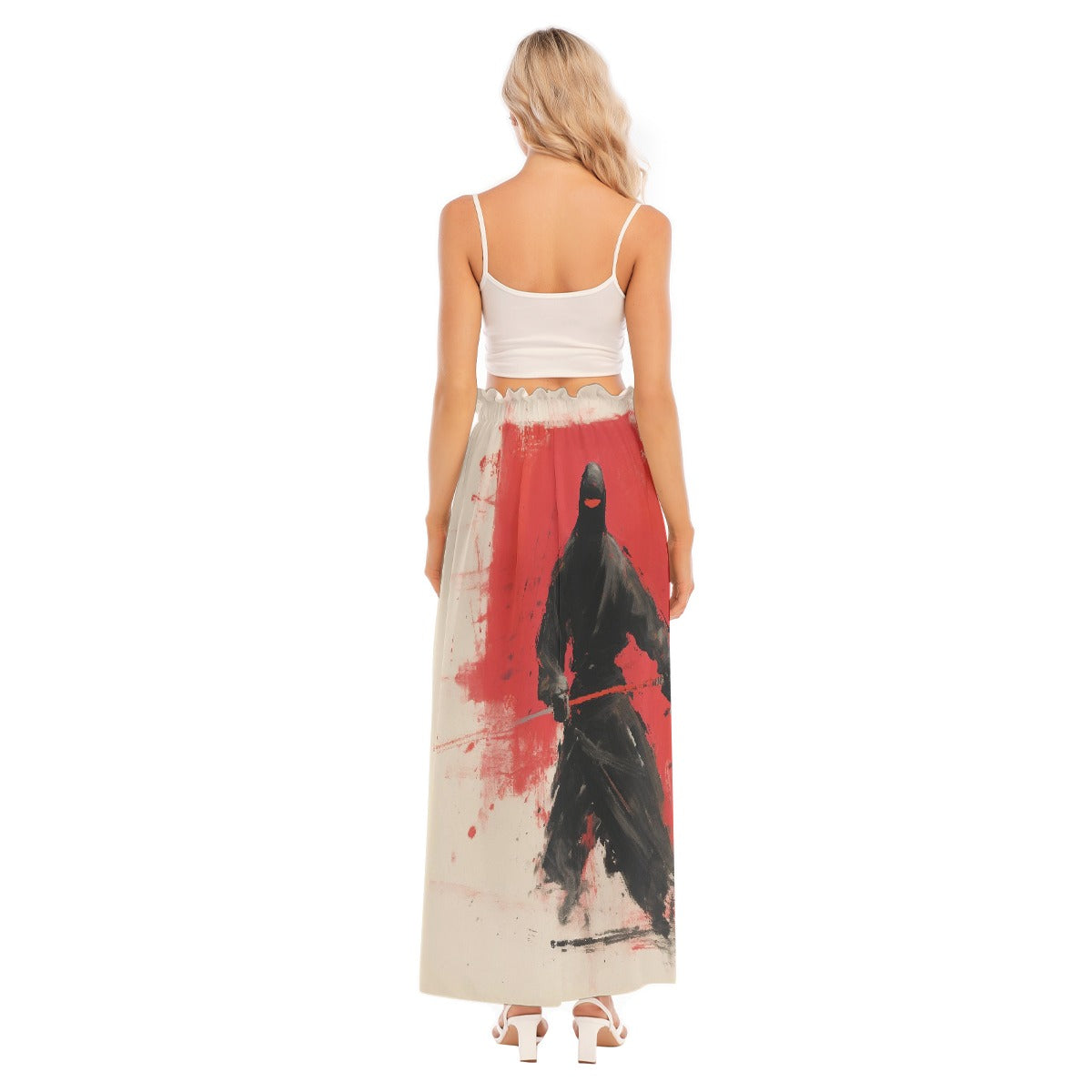 All-Over Print Women's Side Split Skirt