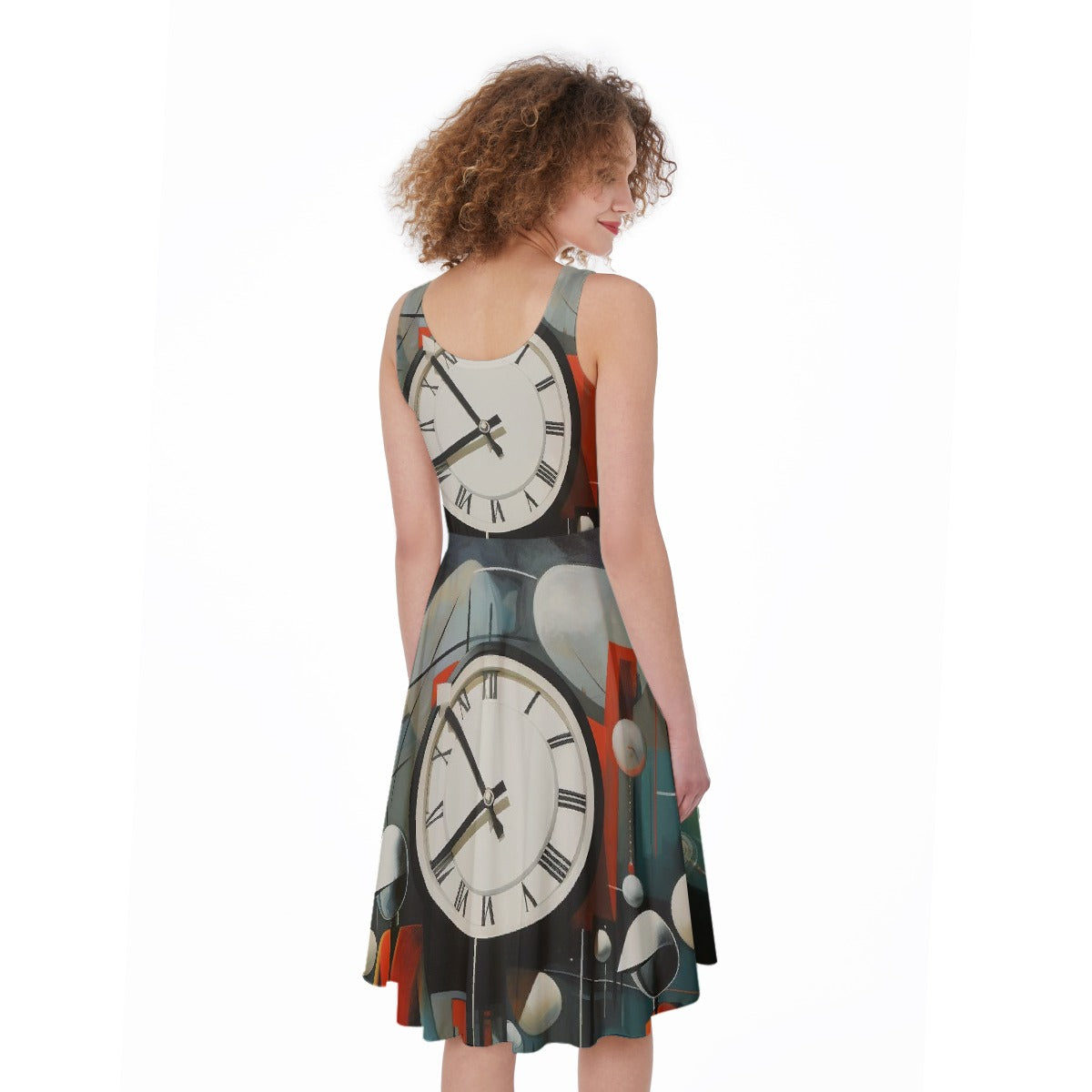 All-Over Print Women's Sleeveless Dress