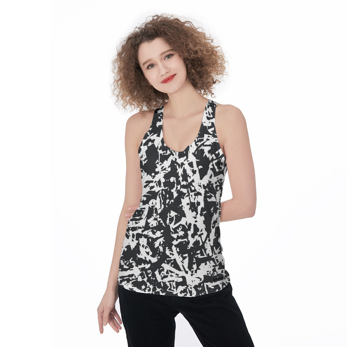 All-Over Print Women's Racerback Tank Top