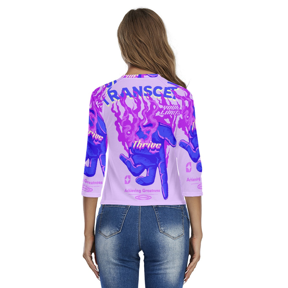 All-Over Print Women's Raglan Sleeves T-shirts