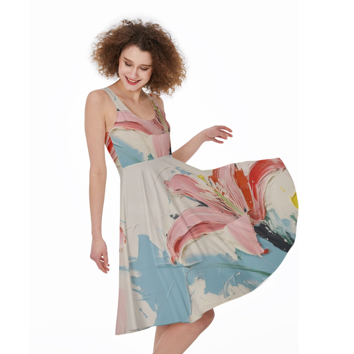 All-Over Print Women's Sleeveless Dress