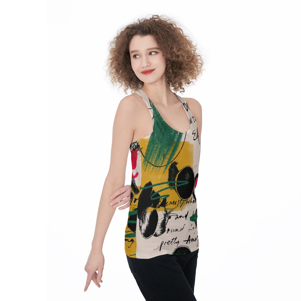 All-Over Print Women's Racerback Tank Top