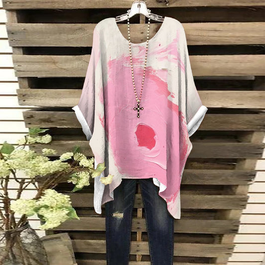 All-Over Print Women's Bat Sleeve Shirt