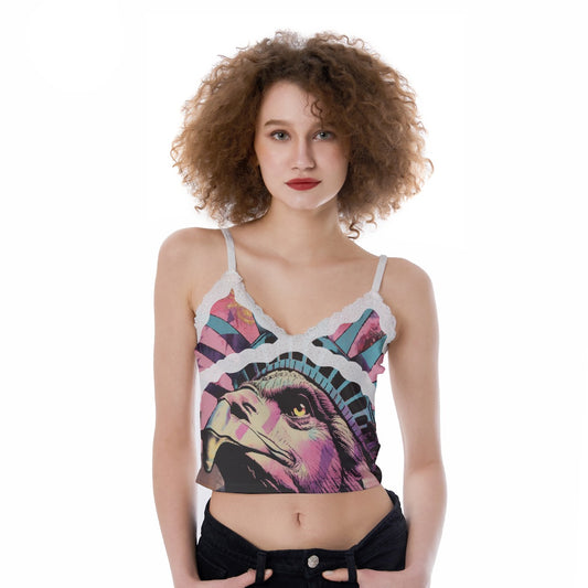 All-Over Print Women's Lace Camisole