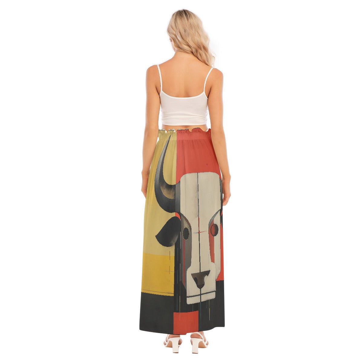 All-Over Print Women's Side Split Skirt