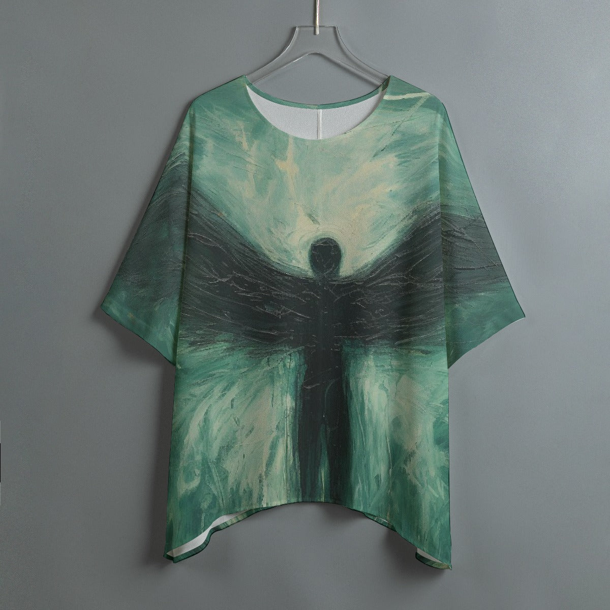 All-Over Print Women's Bat Sleeve Shirt