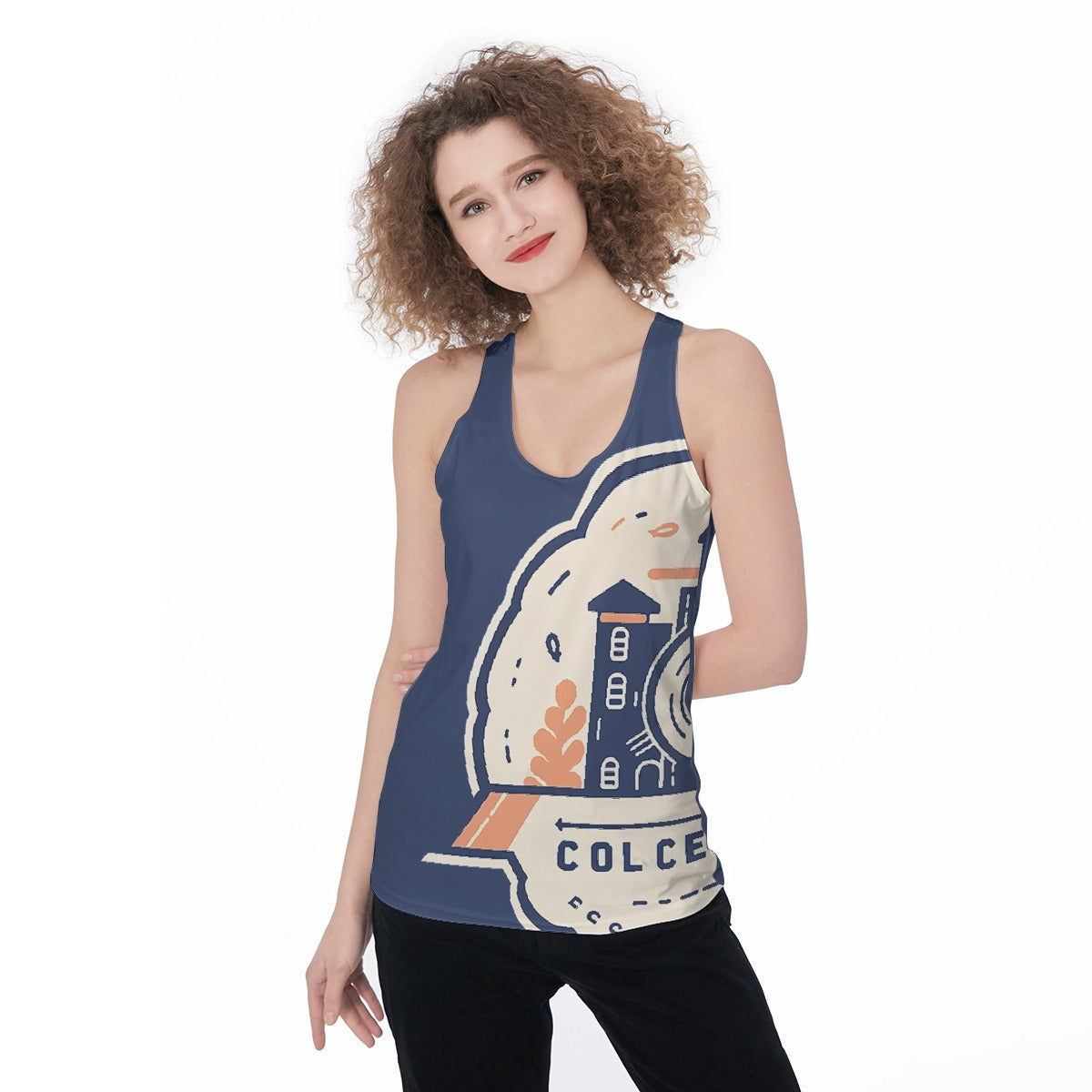 All-Over Print Women's Racerback Tank Top