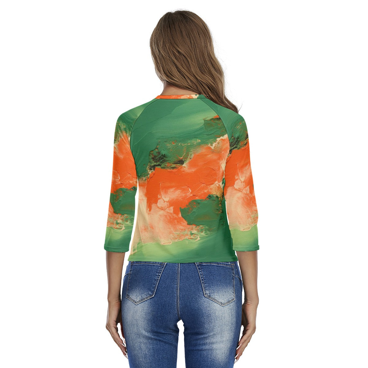 All-Over Print Women's Raglan Sleeves T-shirts