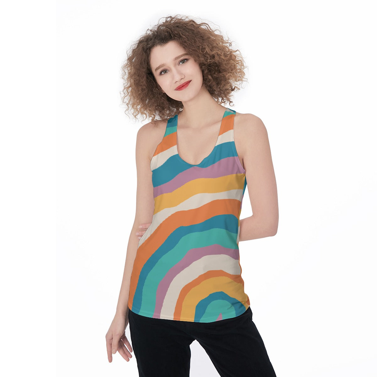 All-Over Print Women's Racerback Tank Top